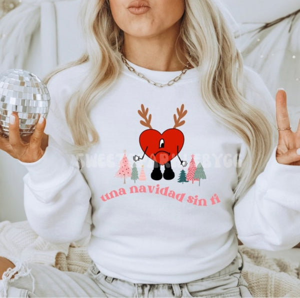 Bad Bunny// Una Navidad sin ti Sweatshirt