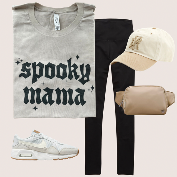 Spooky mama sand tee