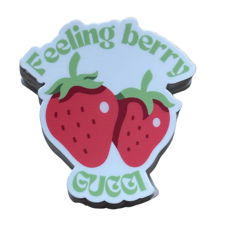 Feeling berry gucci sticker