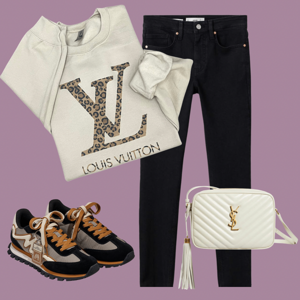 LV Leo drip sweatshirt