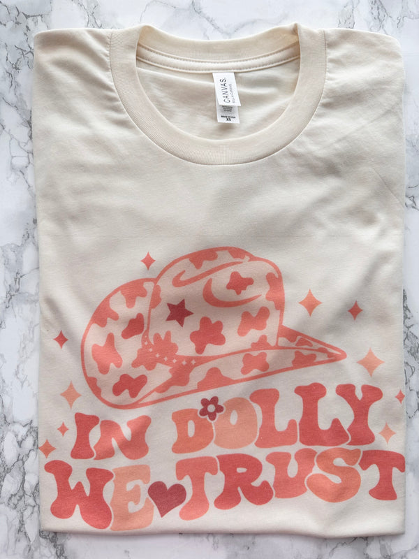 In dolly we trust Natural tee