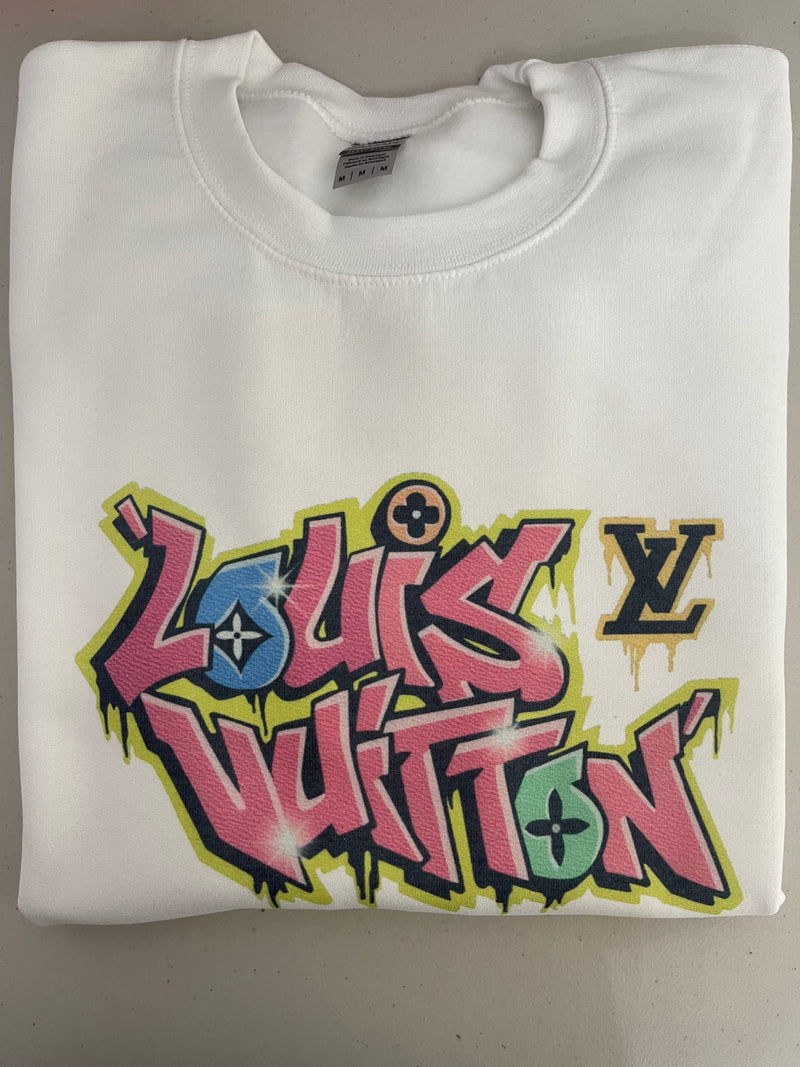 Graffiti LV sweatshirt